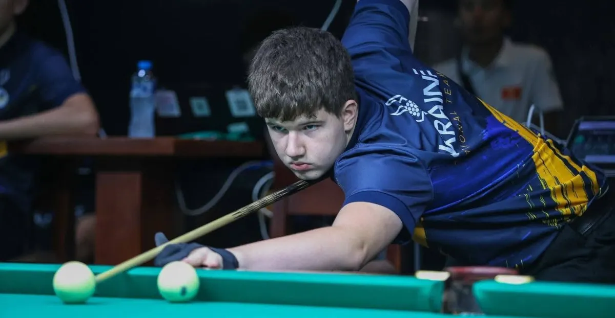Тернопільський школяр виборов бронзу чемпіонату Європи з більярду