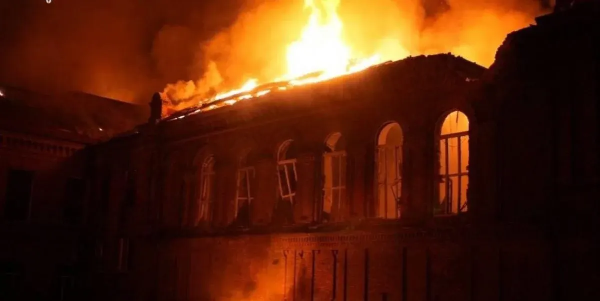 Російські дрони вночі 21 вересня пошкодили найстаріший корпус Запорізького університету