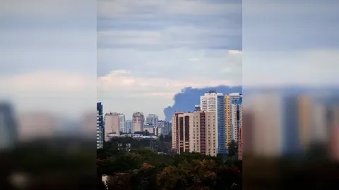 У Самарі вдруге за добу горить Куйбишевський НПЗ