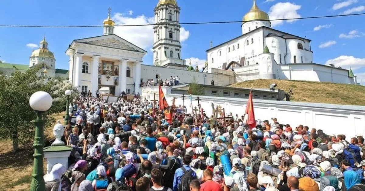 Почаївська лавра: віряни УПЦ МП знову озвучують проросійські та антисемітські тези