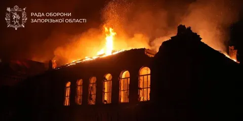 Російський удар пошкодив найстаріший корпус Запорізького університету