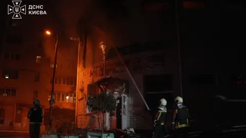 Нічна атака на Київ: є загиблі та поранені, пошкоджені будинки й лікарня