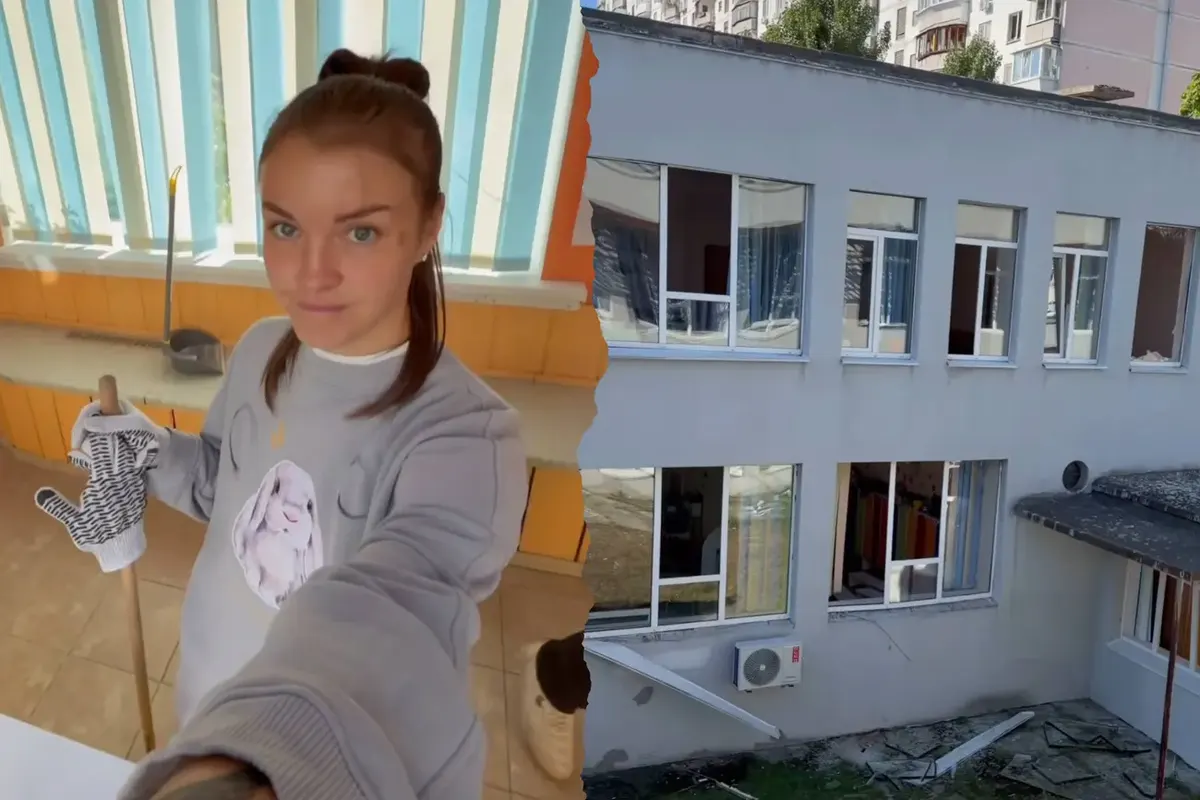 Ракетна атака 17 вересня пошкодила київський ліцей I-School: батьки та учні взялися до відновлення