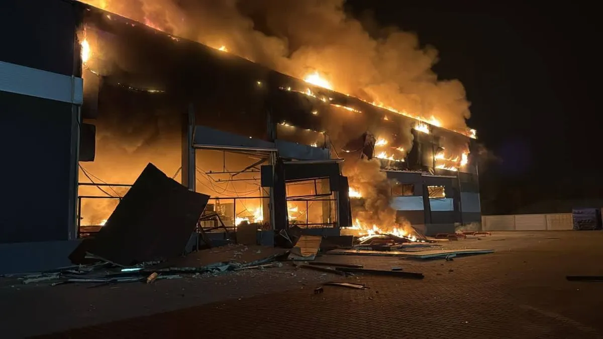 Росія вночі атакувала склади під Києвом: є влучання