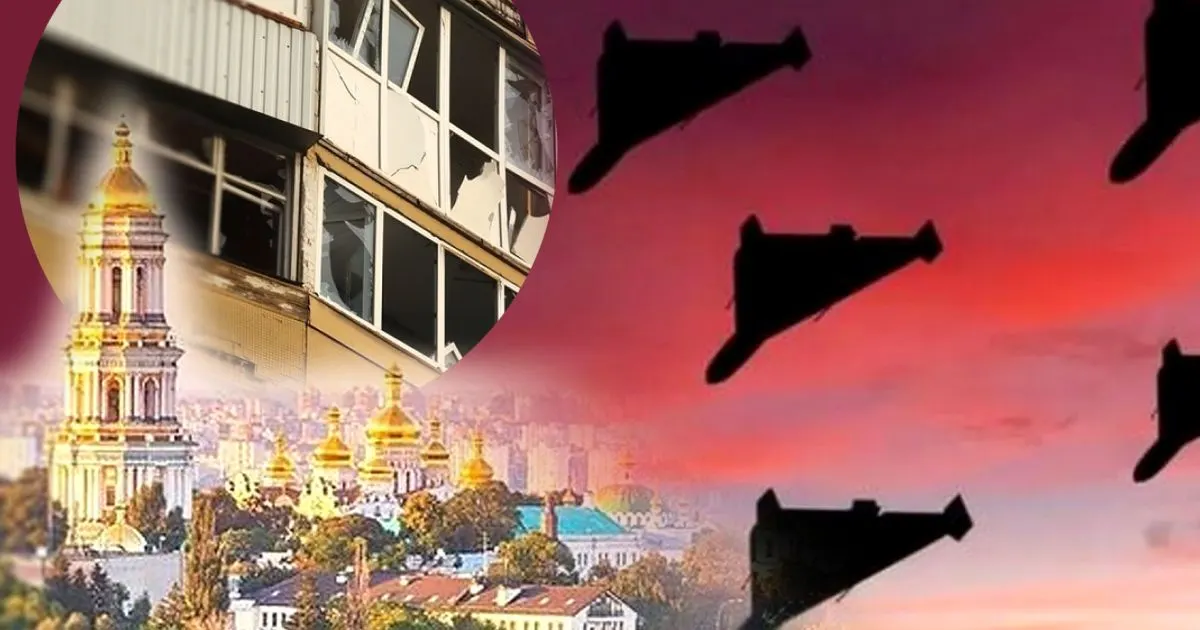 Київ під атакою дронів: пошкоджено будинок у Подільському районі