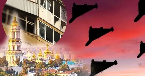 Київ під атакою дронів: пошкоджено будинок у Подільському районі