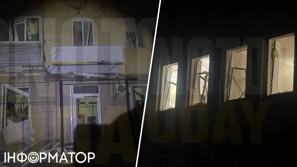 Атака дронів на Конотоп: пошкоджено школу, садок, лікарні та залізницю