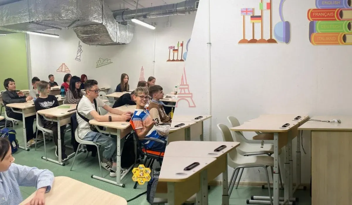 Підземні школи Запоріжжя: як організовано навчання на глибині 7 метрів